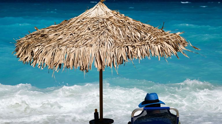 Plage en Grèce.  Pic: Presse associée