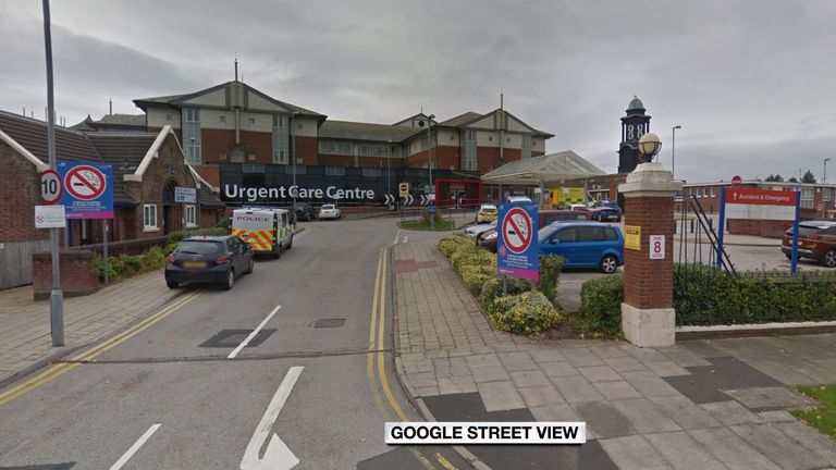The arrest follow an investigation at Blackpool Victoria Hospital. Pic: Google Street View