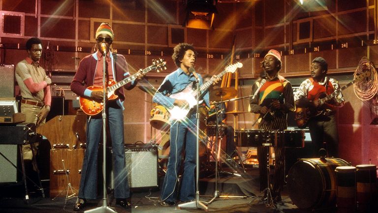 Bob Marley and the Wailers on The Old Grey Whistle Test in 1973