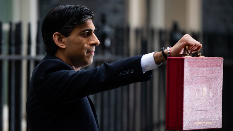 POLITICS Budget
Budget 2021
Chancellor of the Exchequer, Rishi Sunak outside 11 Downing Street, London, before heading to the House of Commons to deliver his Budget. Picture date: Wednesday March 3, 2021.