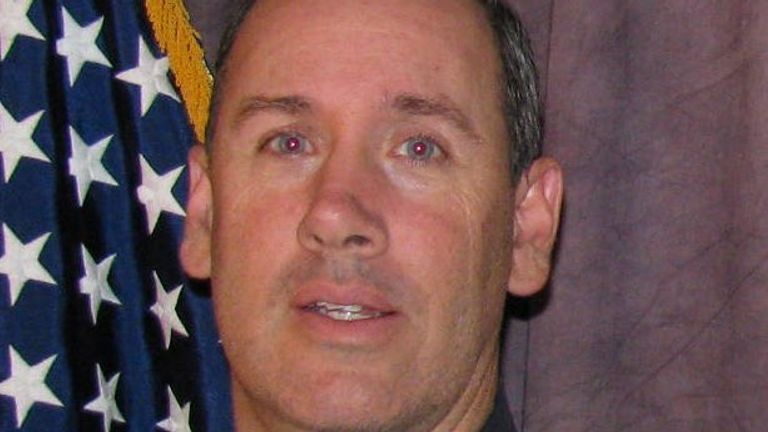 L'officier Eric Talley, 51 ans, a été nommé parmi les personnes tuées dans l'incident de lundi après-midi.  Pic: Police de Boulder