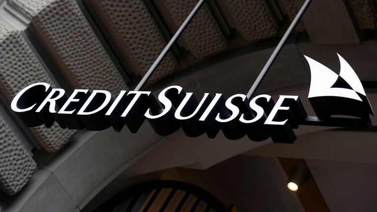 Credit Suisse is based in Zurich, Switzerland. Pic: AP