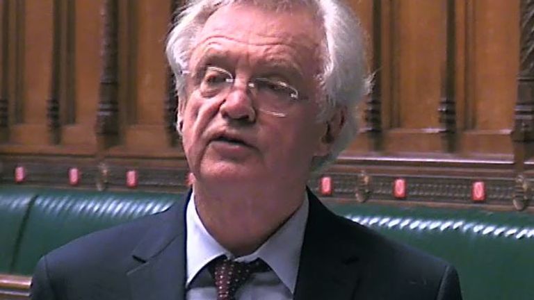 David Davis makes fresh claims about top level of the SNP in the Commons