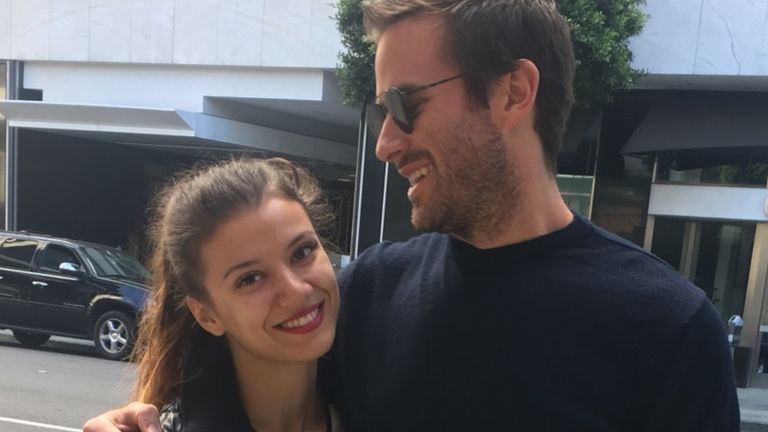 Effie (left) says Armie Hammer raped and assaulted her during their relationship