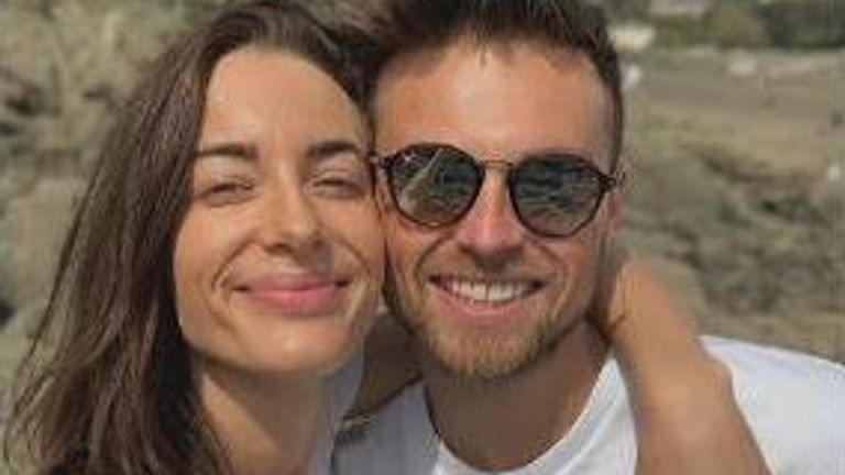 Emily Hartridge, who died in a crash as she rode an e-scooter, pictured with her boyfriend Jake Hazell