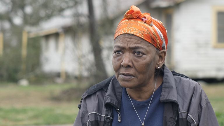 Janice Ferchaud lives near the site of the plant by Taiwanese company Formosa Plastics.  