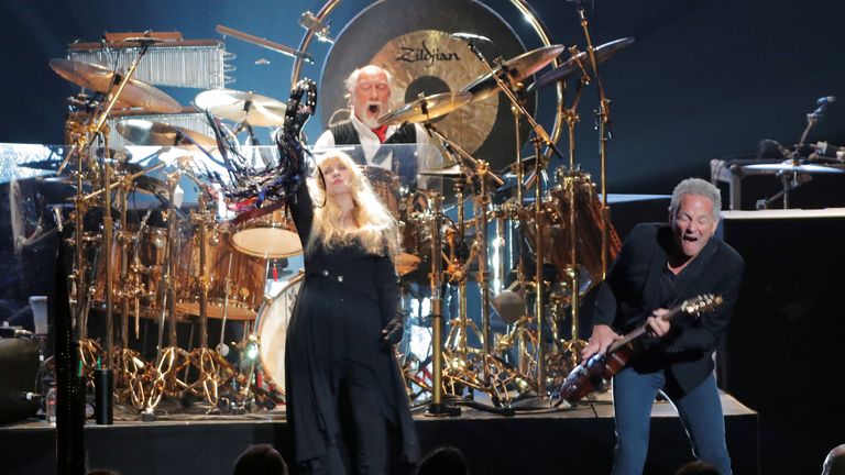 Fleetwood Mac perform at Radio City Music Hall in 2018