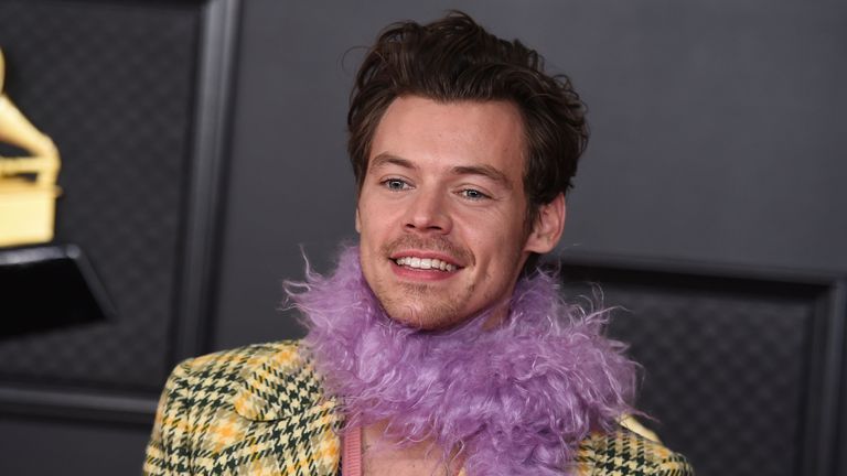 Harry Styles picks up best pop solo performance for Watermelon Sugar. Pic: AP