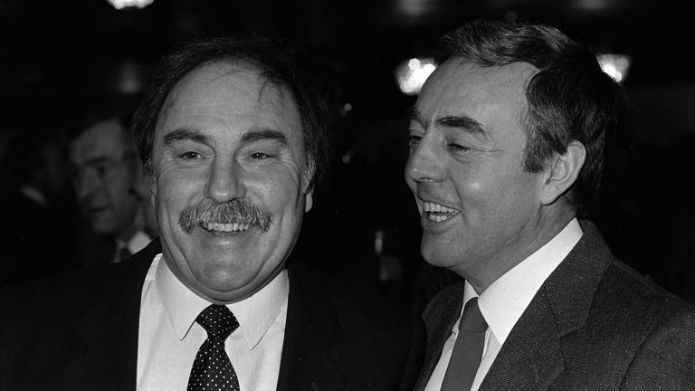 St John presented a TV show with Jimmy Greaves - pictured together in 1986