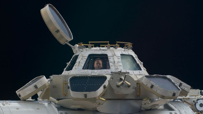The Cupola on the International Space Station