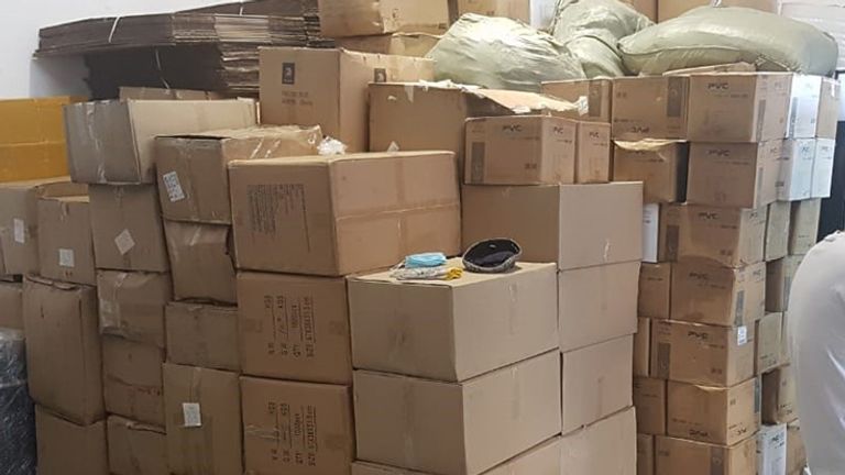 Police in South Africa seized hundreds of fake COVID-19 vaccines and made several arrests following a global alert issued by Interpol. Pic: Interpol
