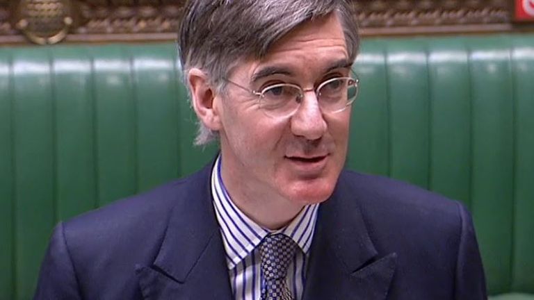 Jacob Rees-Mogg quotes national anthem in parliament