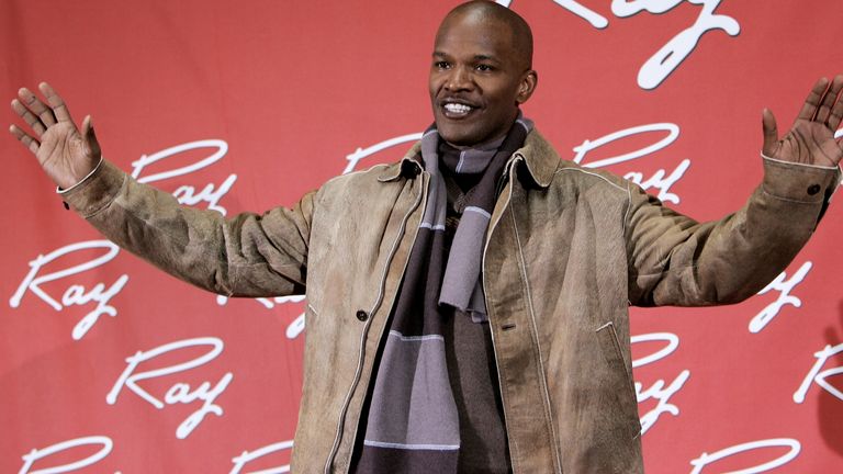 Jamie Foxx won an Oscar for Ray. Pic: AP