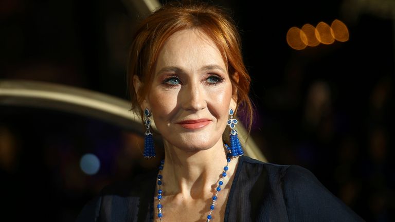 JK Rowling has faced fierce criticism online for her stance on transgender people.  Photo: AP