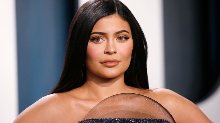 Kylie Jenner at the Vanity Fair Oscars party in 2020