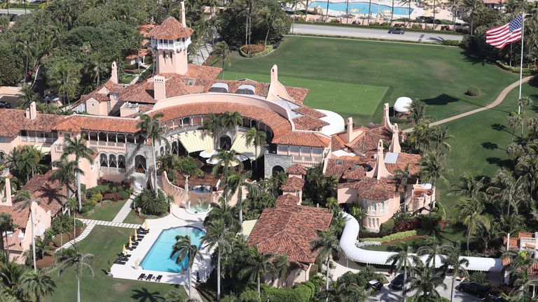 Mar-a-Lago has hosted many events over the past few weeks, including one that Donald Trump personally attended.  Photo: AP