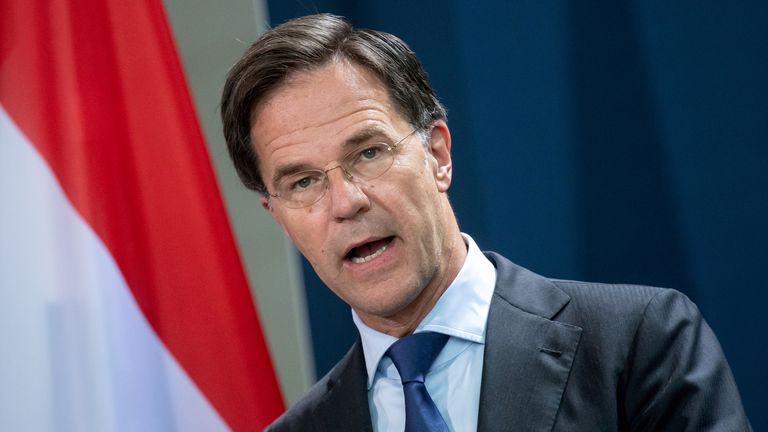 Dutch Prime Minister Mark Rutte