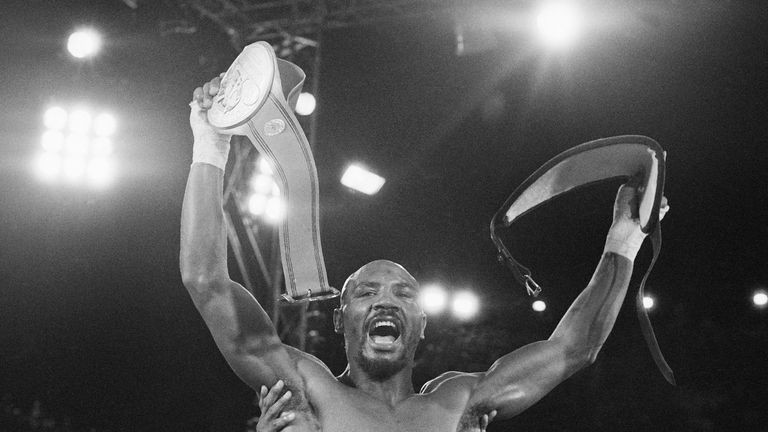 The former middleweight champion retired from boxing in 1988 with a record of 62 wins, two draws and three defeats. Pic: AP