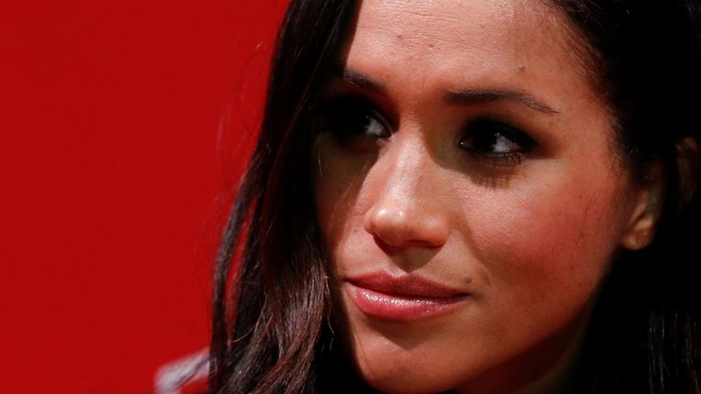 Meghan Markle visits the Terrence Higgins Trust World AIDS Day charity fair at Nottingham Contemporary with her fiancee Britain&#39;s Prince Harry, in Nottingham
Meghan Markle visits the Terrence Higgins Trust World AIDS Day charity fair at Nottingham Contemporary with her fiancee Britain&#39;s Prince Harry, in Nottingham, December 1, 2017. REUTERS/Adrian Dennis/Pool