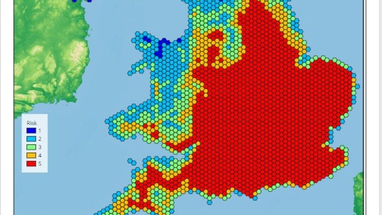 National Trust Yorkshire Map Game Changer' Map Reveals Precious Uk Landmarks Most At Risk From Climate  Change | Uk News | Sky News