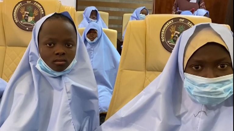 A group of girls who were abducted from a boarding school in Nigeria have been released and are "safe", reports say. Gunmen abducted 317 students from the Girls Science Secondary School in Jangebe town, Zamfara state, on Friday 26 Feb 21