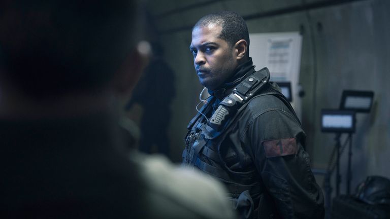 Noel Clarke is currently starring in Sky Original SAS: Red Notice. Pic: Red Notice Limited 2019