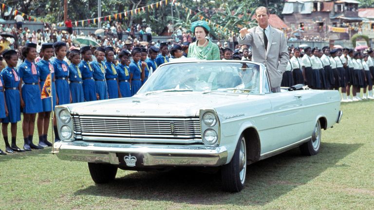 Visiting a children&#39;s rally in St Lucia in 1966