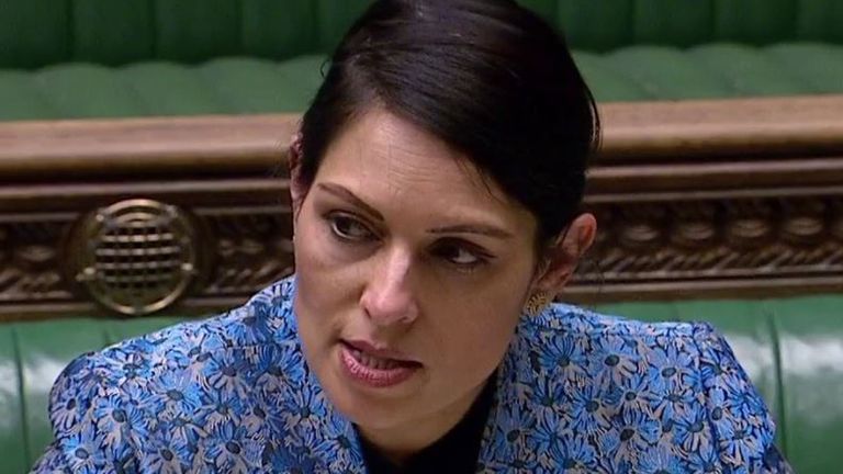Priti Patel gives statement in Commons on police handling of Sarah Everard vigil