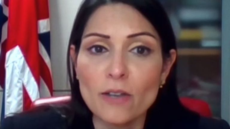 Priti Patel says EU countries have a moral duty to save lives and stop people smuggling 