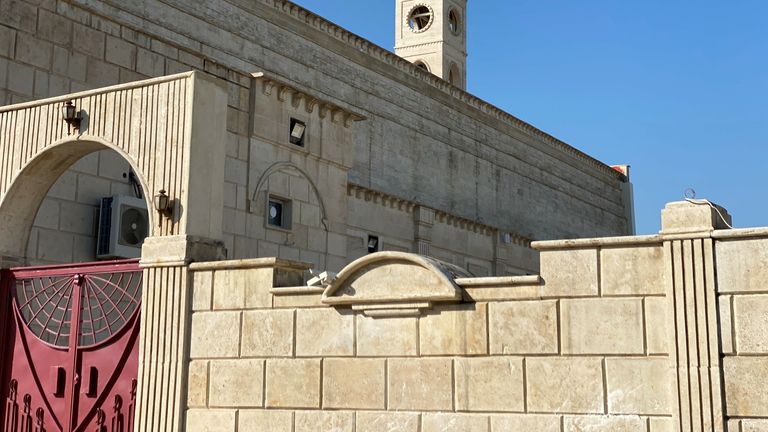 The church in Qaraqosh was a focus for the Islamic State&#39;s widespread barbarism