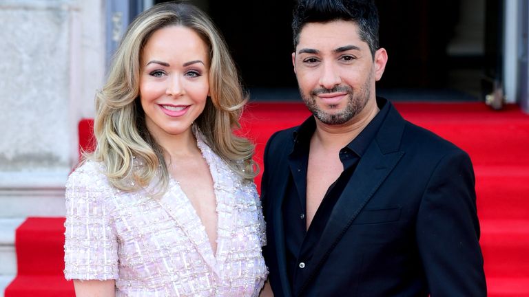 Tamara Ralph and Michael Russo attending the Pain and Glory Premiere at Somerset House, London