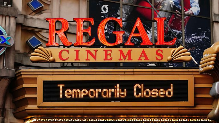 Cineworld has more than 500 Regal-branded cinemas in the United States. Pic: AP