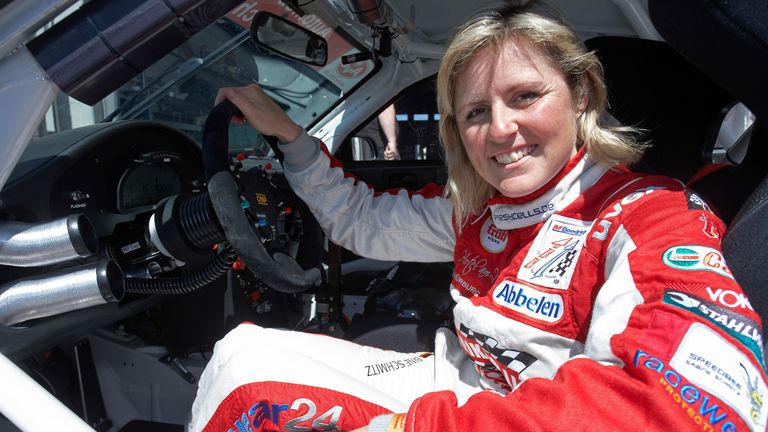 Sabine Schmitz at Nürburgring in 2010