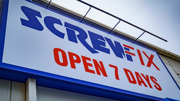 Undated handout image from Screwfix Pic: Screwfix