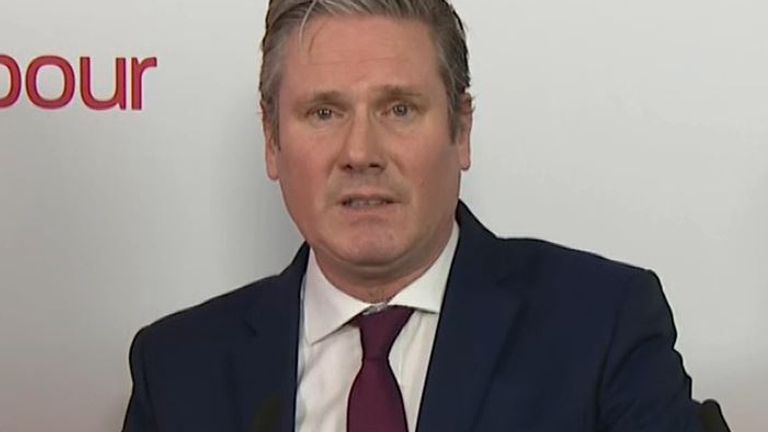 Sir Keir Starmer says that when he claps for carers, he means it