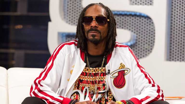 Snoop Dogg is known for his calm and collected persona. Pic: AP