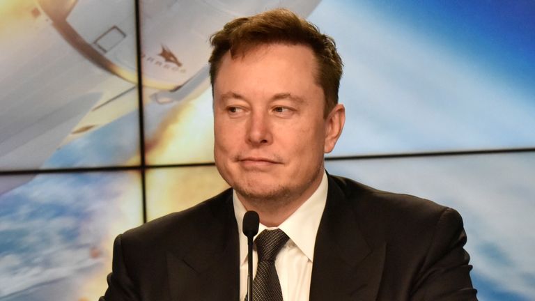 SpaceX founder and chief engineer Elon Musk 