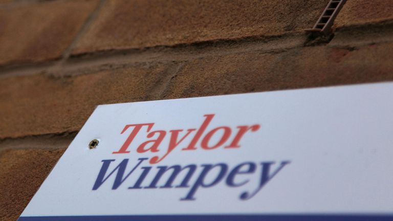 A sign outside apartments at Amhurst Corner in Hackney, east London, developed by home builder Taylor Wimpey. PRESS ASSOCIATION Photo. Picture date: Sunday 6 March, 2011. Photo credit should read: Yui Mok/PA Wire.