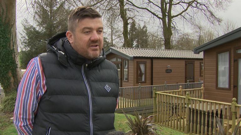 Holiday park owner Thomas Scarratt says it&#39;s great to have people back