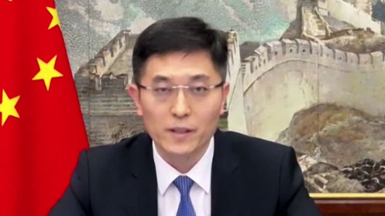 Chargé d&#39;Affaires Minister Yang Xiaoguang