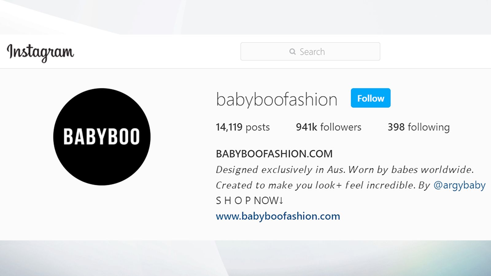 Babyboo Instagram advert on Halloween fashion banned for