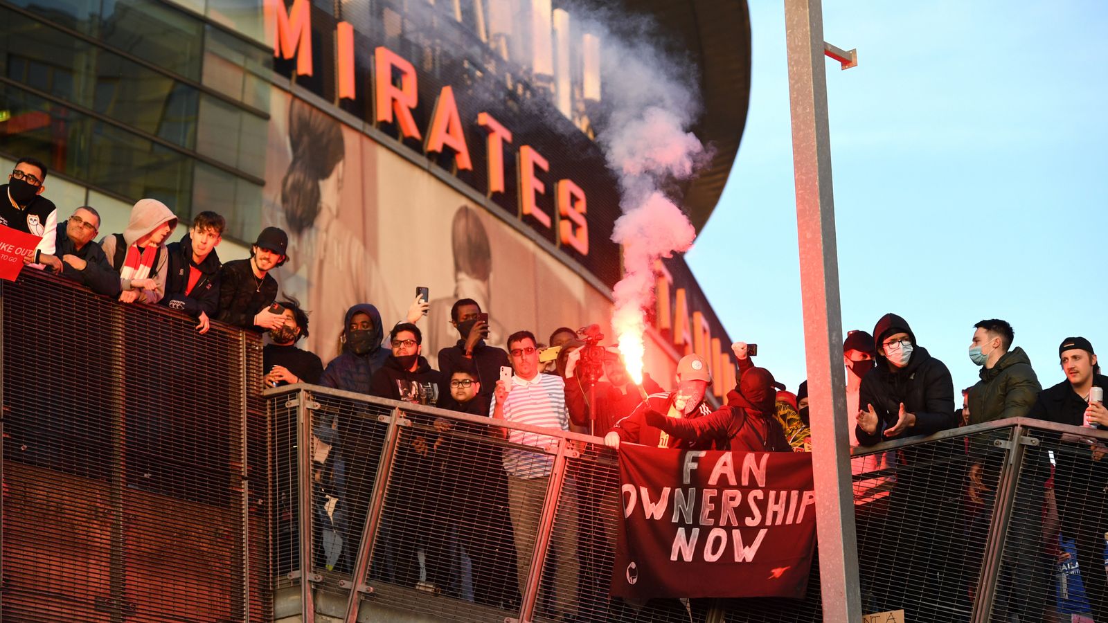 European Super League: Arsenal Fans Protest Over Fiasco - As Spotify ...