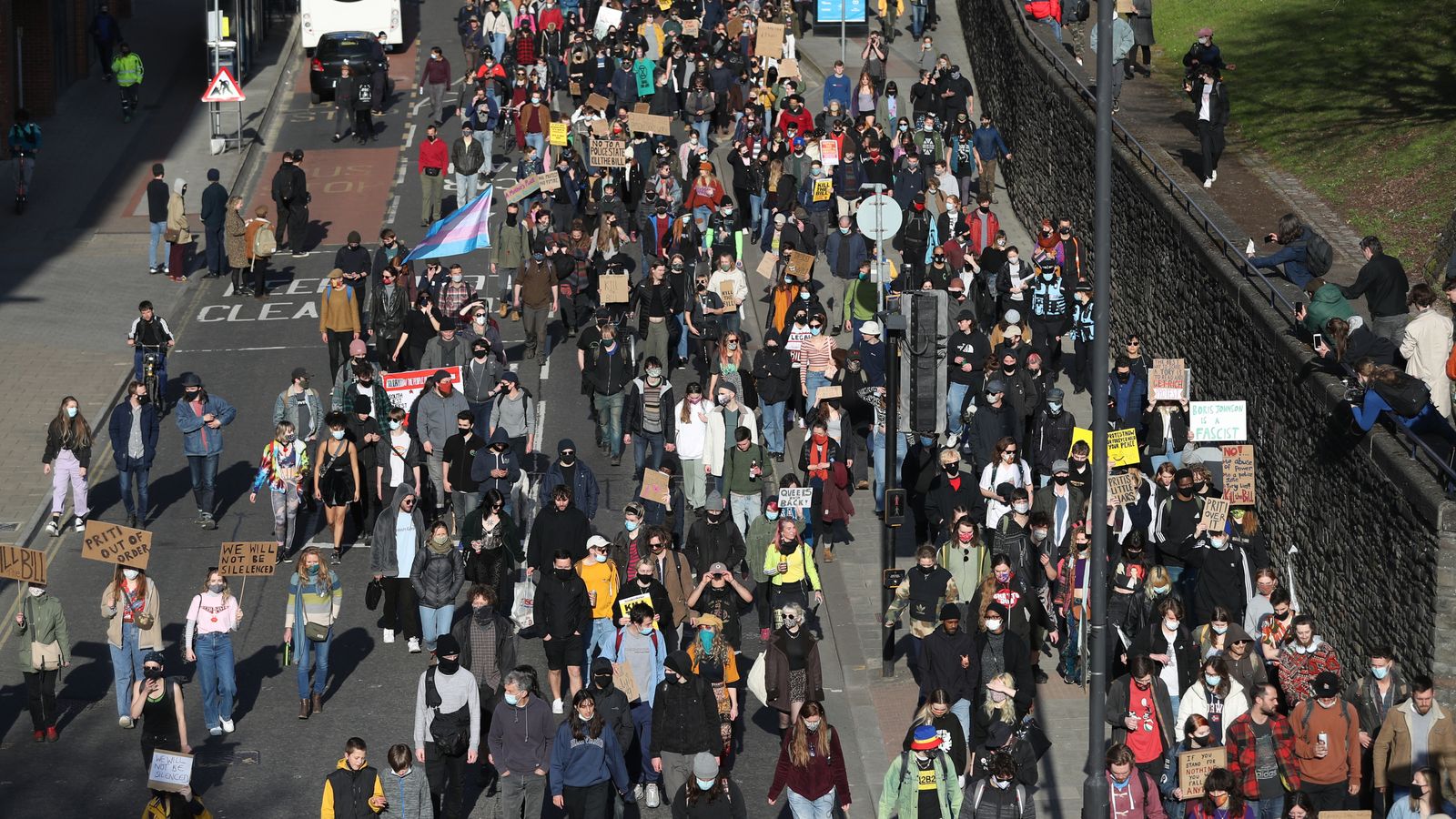 'Kill the Bill' protests More than 100 people arrested at