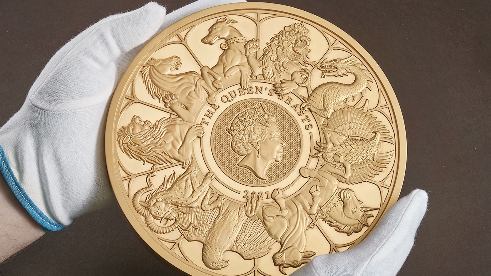 Biggest coin ever made in Royal Mint's 1,100 year history unveiled