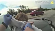 Karen Garner was arrested after she left a Walmart without paying for items valued at $13.88 (£10).