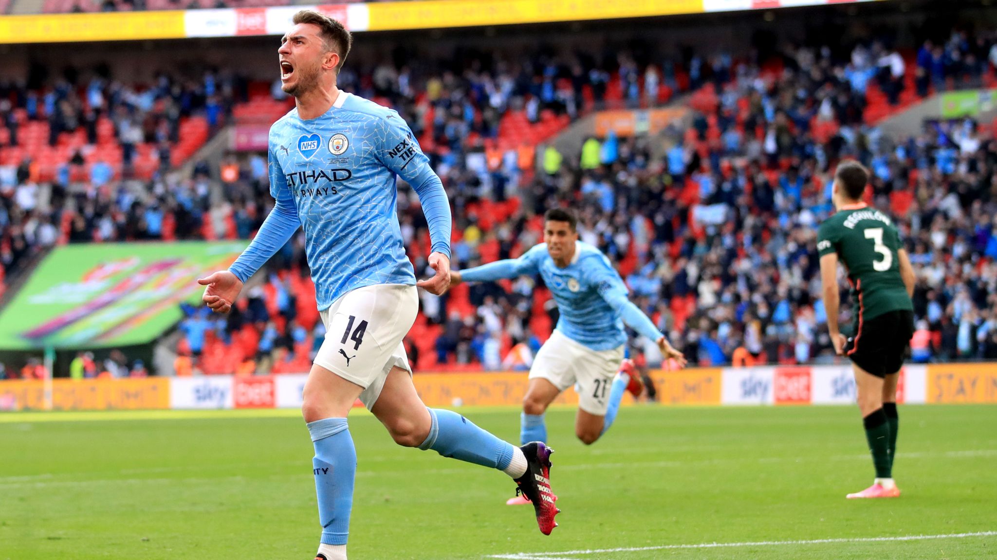 Manchester City News League Cup Final: Manchester City beat Tottenham in front of 8,000