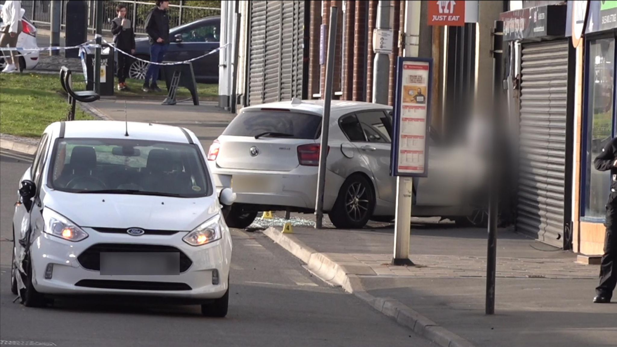 Two-week-old baby boy dies after pram hit by car on pavement in Walsall ...