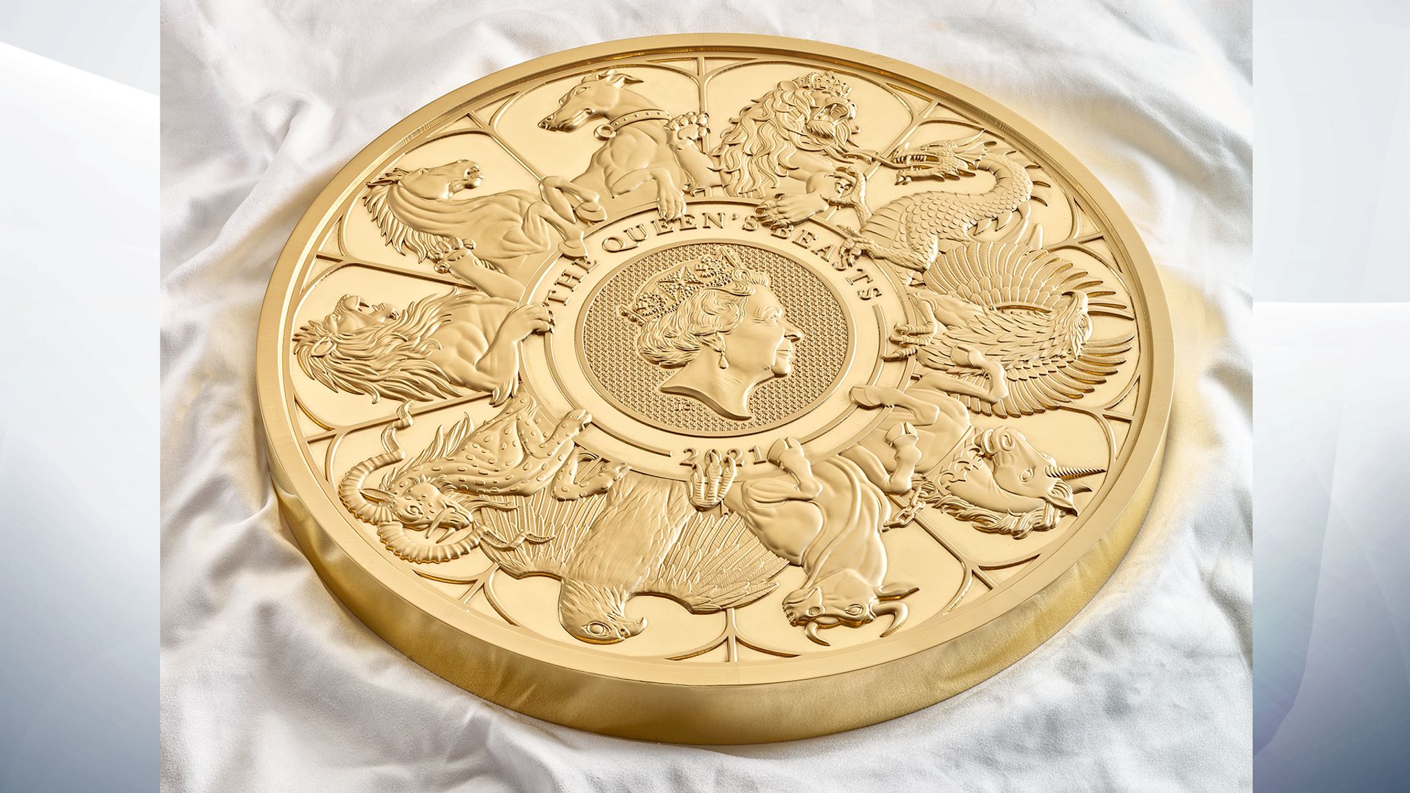 You'll need deep pockets Royal Mint unveils largest coin in its 1,100