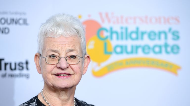 Jacqueline Wilson attends a photo call celebrate 20 Years of the Waterstones Children’s Laureate at Waterstones Piccadilly in London.