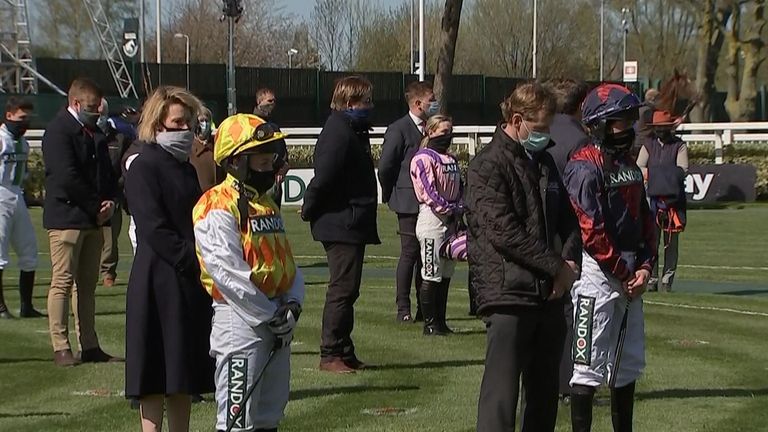 Two minute silence held at Aintree Racecourse